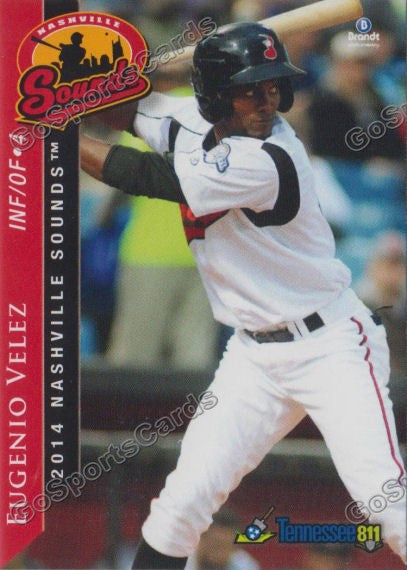 2014 Nashville Sounds Eugenio Velez