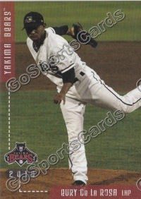 2010 Yakima Bears Eury De La Rosa