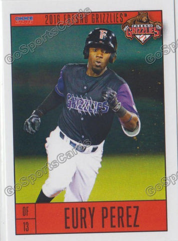 2016 Fresno Grizzlies Eury Perez