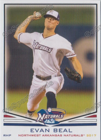 2017 Northwest Arkansas Naturals Evan Beal