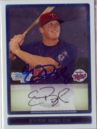 Evan Bigley 2009 Bowman Chrome Prospects (Autograph)
