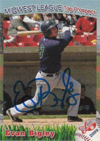 Evan Bigley 2009 Midwest League Top Prospects (Autograph)