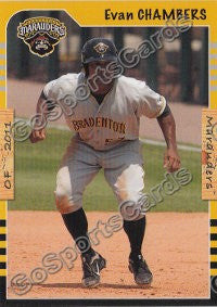 2011 Bradenton Marauders Evan Chambers