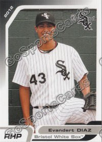 2012 Bristol White Sox Evandert Diaz