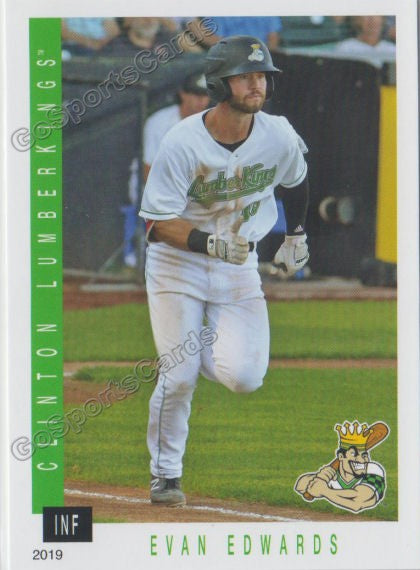 2019 Clinton LumberKings Evan Edwards