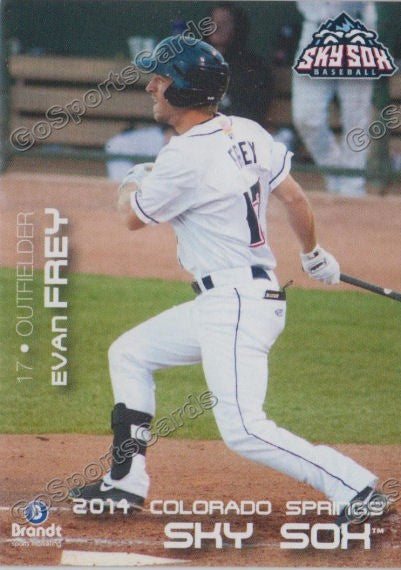2014 Colorado Springs Sky Sox Evan Frey