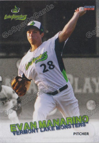 2015 Vermont Lake Monsters Evan Manarino