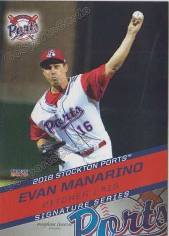 2018 Stockton Ports Evan Manarino