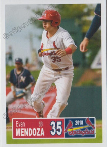 2018 Springfield Cardinals Evan Mendoza