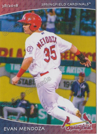 2018 Springfield Cardinals SGA Evan Mendoza