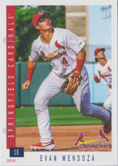 2019 Springfield Cardinals SGA Evan Mendoza