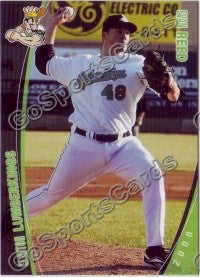 2008 Clinton LumberKings Evan Reed