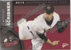 2012 Sacramento River Cats Evan Scribner