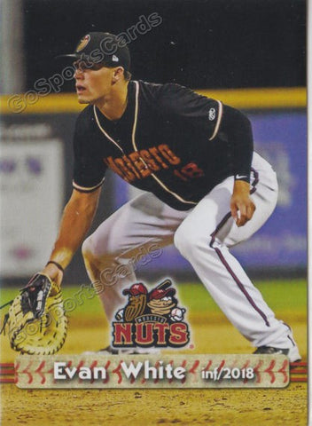 2018 Modesto Nuts Evan White