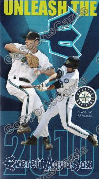 2010 Everett Aquasox Pocket Schedule