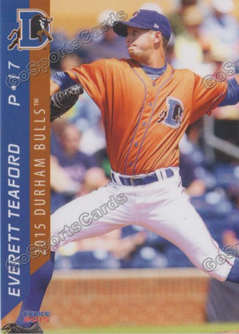 2015 Durham Bulls Everett Teaford