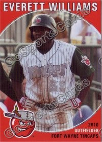 2010 Fort Wayne TinCaps Everett Williams