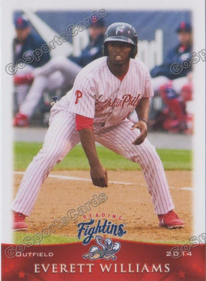 2014 Reading Fightin Phils Everett Williams