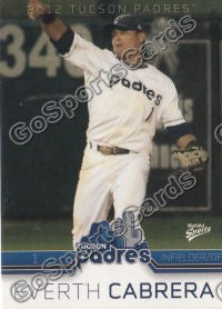 2012 Tucson Padres Everth Cabrera