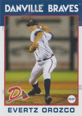 2016 Danville Braves Evertz Orozco