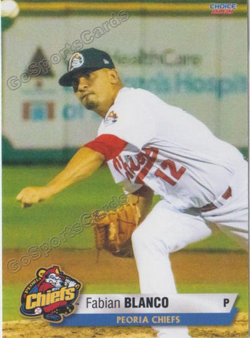 2021 Peoria Chiefs Fabian Blanco