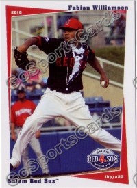 2010 Salem Red Sox Fabian Williamson