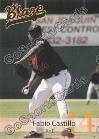 2010 Bakersfield Blaze Fabio Castillo