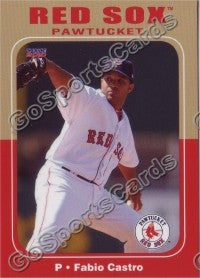 2010 Pawtucket Red Sox Fabio Castro