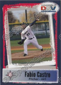 2011 Tacoma Rainiers DAV Fabio Castro