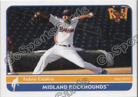 2012 Midland RockHounds Fabio Castro