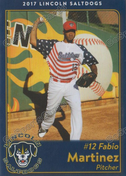 2017 Lincoln Saltdogs Fabio Martinez – Go Sports Cards