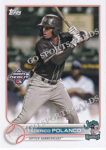 2022 Topps Pro Debut Federico Polanco PD-190