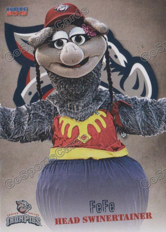 2015 Lehigh Valley IronPigs FeFe Mascot 2nd