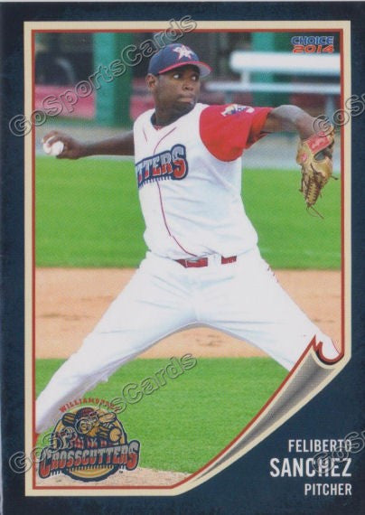 2014 Williamsport Crosscutters Feliberto Sanchez