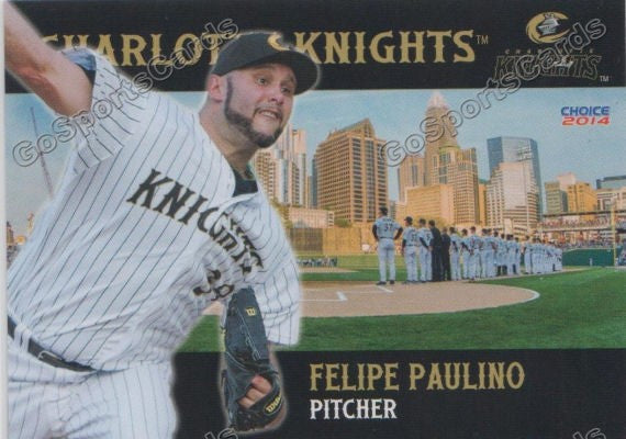 2014 Charlotte Knights Felipe Paulino