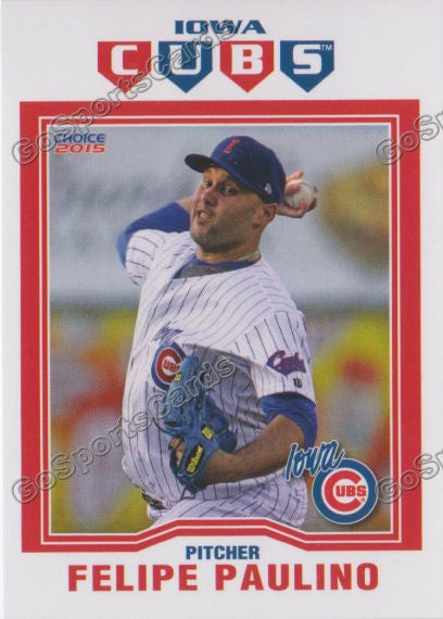 2015 Iowa Cubs Felipe Paulino
