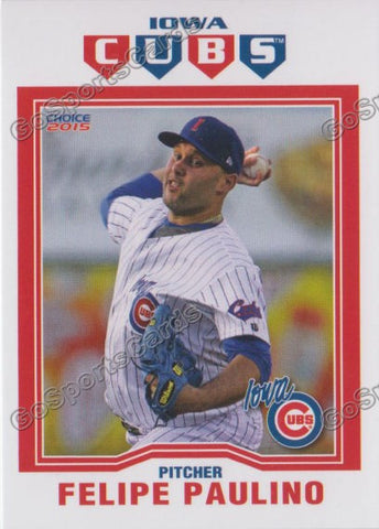 2015 Iowa Cubs Felipe Paulino