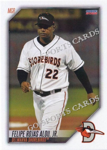 2022 Delmarva Shorebirds Felipe Rojas Alou Jr