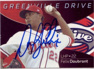 Felix Doubront 2008 Greenville Drive (Autograph)