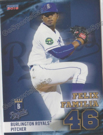 2016 Burlington Royals Felix Familia