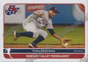 2012 Hudson Valley Renegades Felix Gonzalez