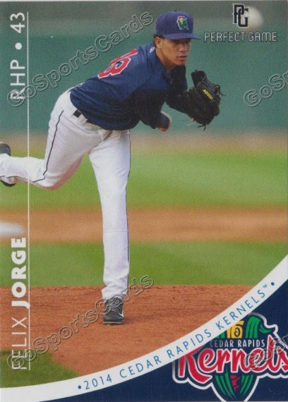 2014 Cedar Rapids Kernels Felix Jorge