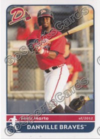 2012 Danville Braves Felix Marte