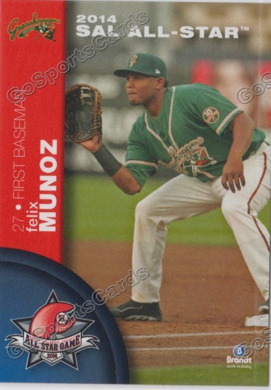 2014 South Atlantic League All Star ND Felix Munoz