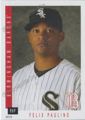 2019 Birmingham Barons Felix Paulino