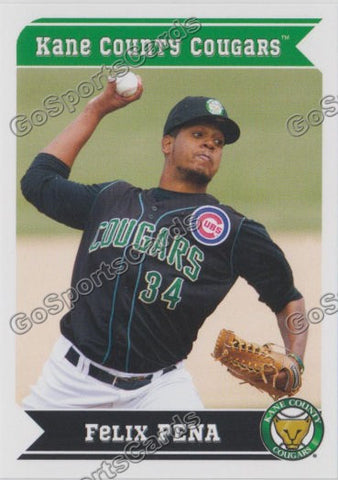 2013 Kane County Cougars Felix Pena