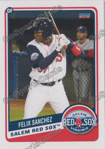 2013 Salem Red Sox Felix Sanchez