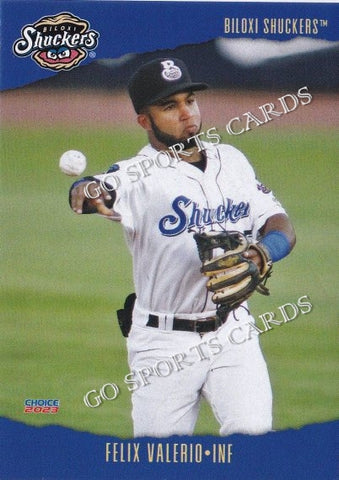 2023 Biloxi Shuckers Felix Valerio