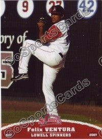 2007 Lowell Spinners Felix Ventura