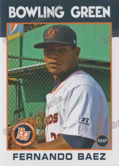2016 Bowling Green Hot Rods Fernando Baez